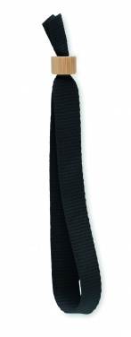 Logo trade corporate gifts image of: RPET polyester wristband