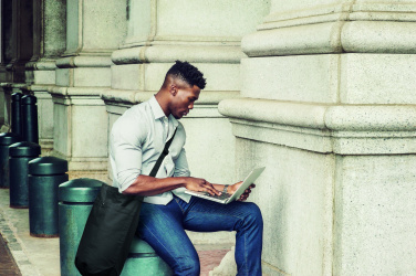 Logo trade business gifts image of: Canvas shopping bag 270 gr/m²