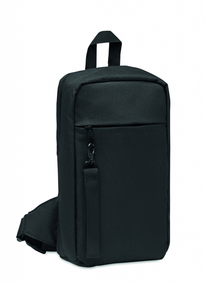 Logotrade promotional product picture of: Cross chest bag in 600D Rpet