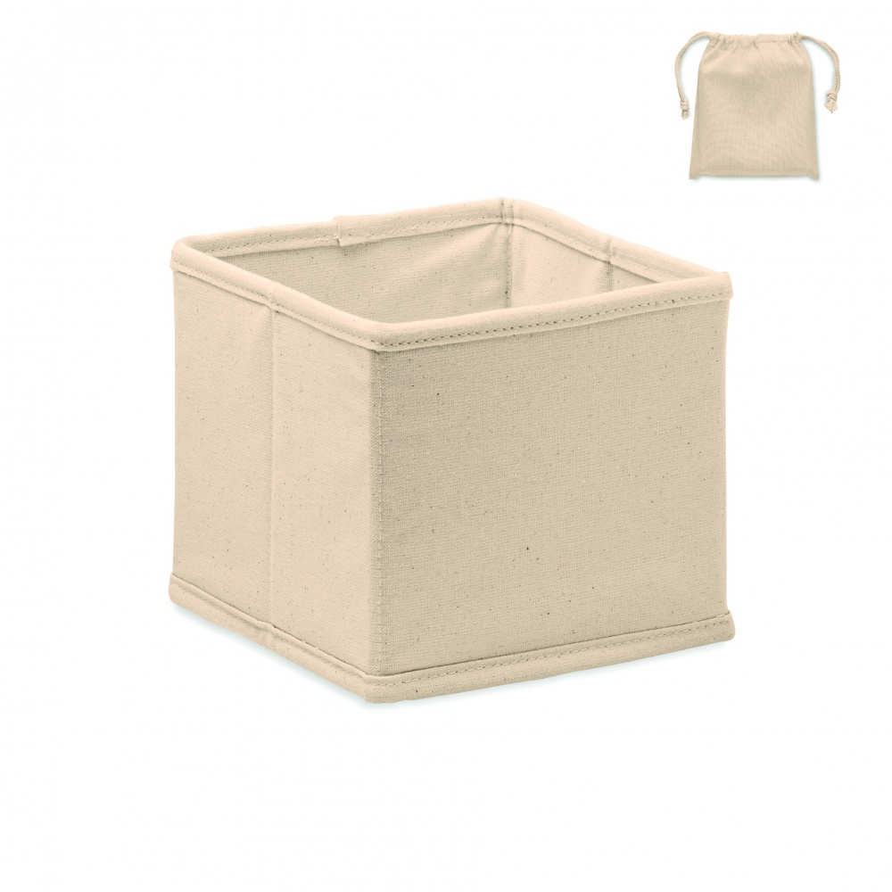 Logo trade promotional items image of: Small storage box 220 gr/m²