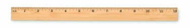 Logo trade promotional gift photo of: Ruler in bamboo 30 cm