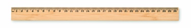 Logo trade promotional merchandise image of: Ruler in bamboo 30 cm