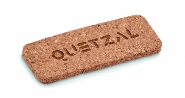 Logo trade promotional gifts image of: Name tag holder in cork