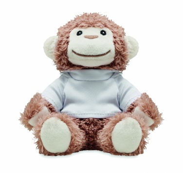 Logo trade promotional products image of: Teddy monkey plush