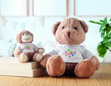 Logo trade promotional merchandise image of: Teddy monkey plush
