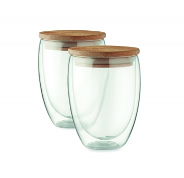Logotrade advertising product picture of: Set of 2 glasses 350 ml in box