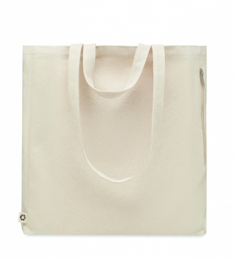 Logo trade promotional merchandise image of: Recycled cotton shopping bag