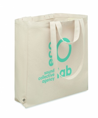 Logo trade advertising products image of: Recycled cotton shopping bag