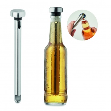 Logo trade promotional gifts image of: Bottle opener chiller stick