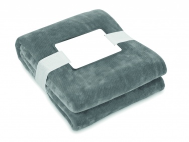 Logo trade promotional product photo of: RPET fleece blanket 280 gr/m²
