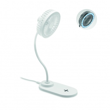 Logotrade promotional giveaways photo of: Desktop charger fan with light