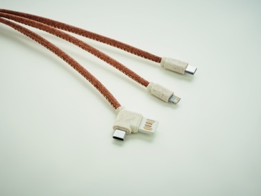 Logo trade advertising products image of: 3 in 1 charging cable in cork