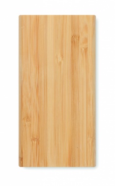 Logo trade promotional merchandise photo of: 6000 mAh Bamboo power bank