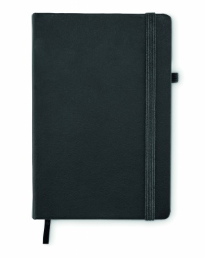 Logo trade promotional products picture of: Recycled Leather A5 notebook
