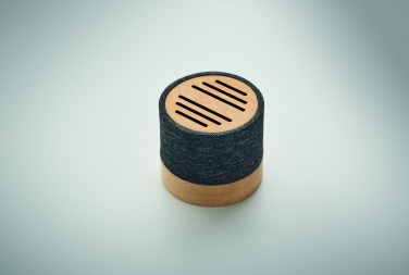 Logotrade corporate gift image of: Bamboo RPET wireless speaker