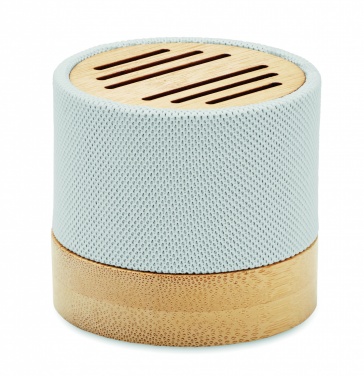 Logotrade promotional gifts photo of: Bamboo RPET wireless speaker