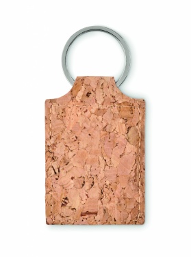 Logotrade promotional item image of: Rectangular cork key ring Imatra