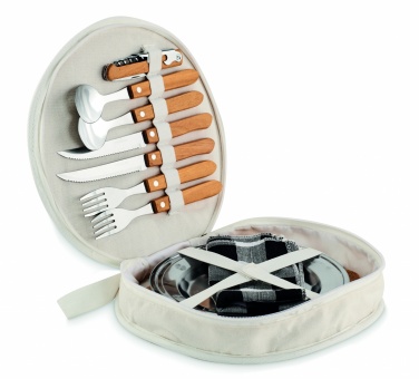 Logo trade business gift photo of: Picnic 2 person set in pouch