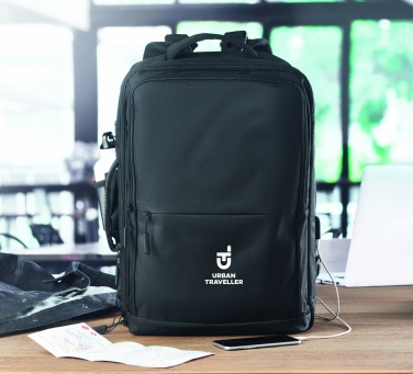 Logo trade promotional gifts picture of: Backpack 600D RPET