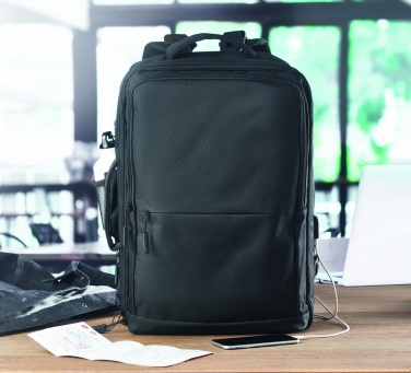 Logo trade promotional gifts picture of: Backpack 600D RPET