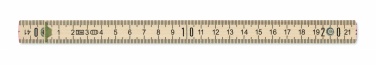 Logotrade promotional merchandise image of: Carpenter ruler in wood 2m