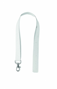 Logo trade promotional items image of: Seed paper lanyard w/hook