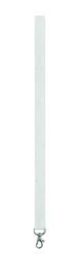 Logo trade business gifts image of: Seed paper lanyard w/hook