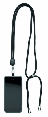 Logotrade promotional product picture of: RPET Phone holder lanyard