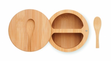 Logo trade promotional product photo of: Salt and pepper bamboo box