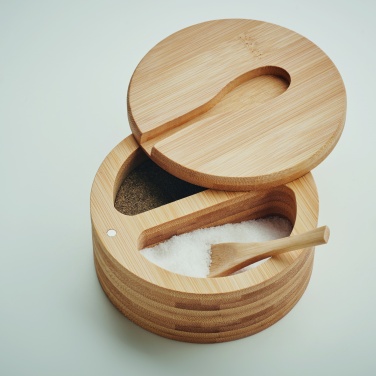 Logotrade advertising product image of: Salt and pepper bamboo box