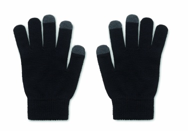 Logo trade advertising products picture of: RPET tactile gloves