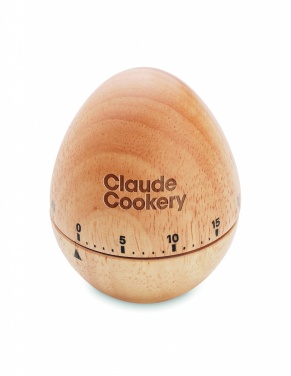 Logotrade promotional item picture of: Pine wood egg timer