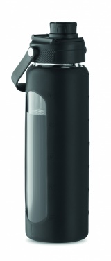 Logotrade promotional gift picture of: Glass bottle with sleeve 750 ml