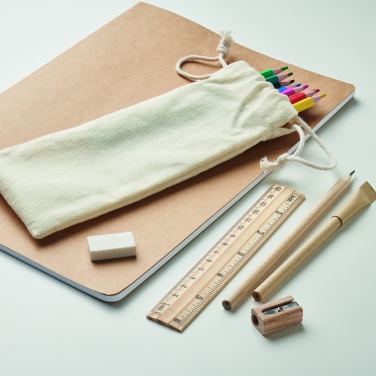 Logotrade promotional item picture of: Kids drawing set in drawstring