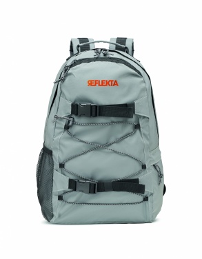 Logo trade promotional giveaway photo of: High reflective backpack 190T