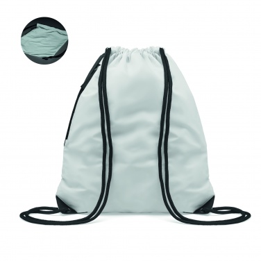 Logo trade business gifts image of: Brightning drawstring bag