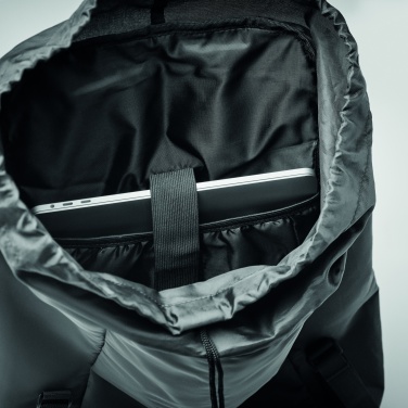 Logo trade promotional giveaways image of: Backpack brightening 190T