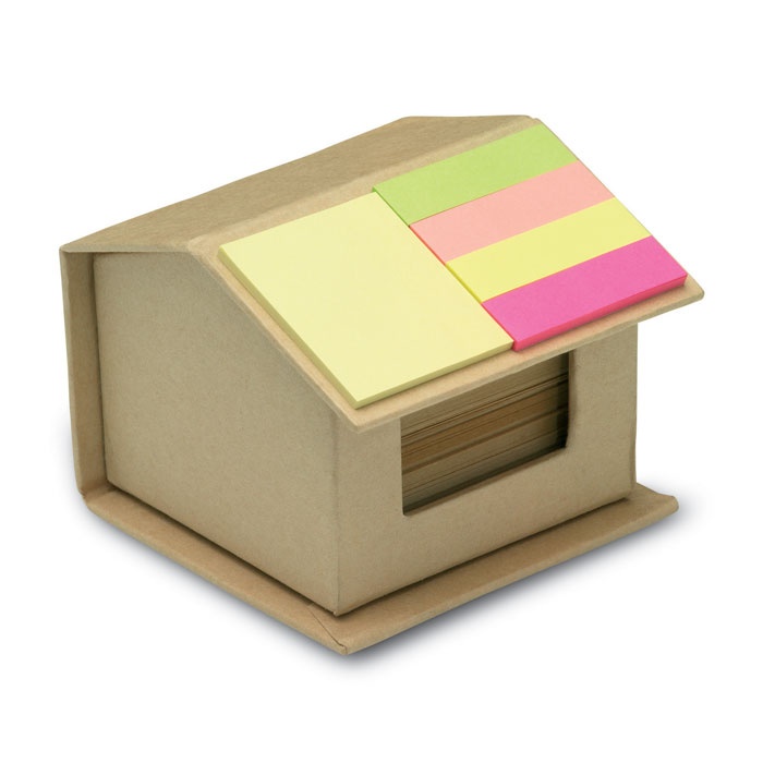 Logo trade promotional products image of: Memo/sticky notes pad recycled