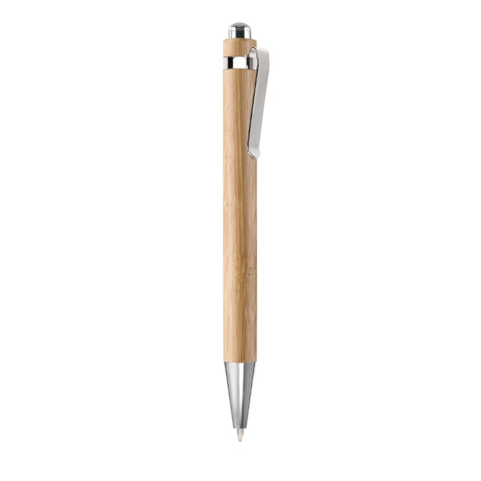 Logotrade promotional giveaway image of: Bamboo automatic ball pen
