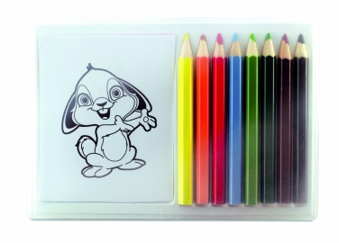 Logotrade business gifts photo of: Wooden pencil colouring set