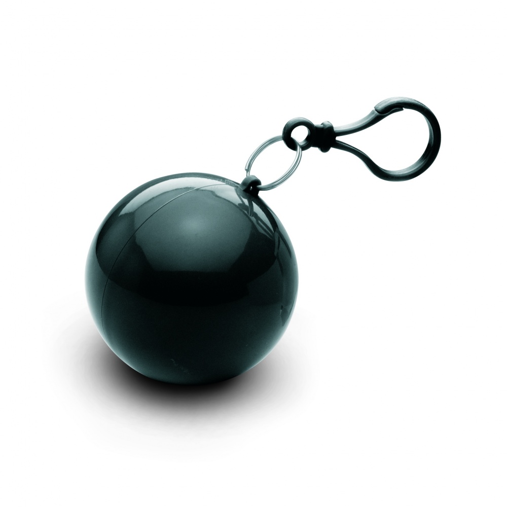 Logo trade promotional items image of: Poncho in round container