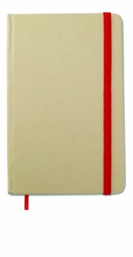 Logo trade corporate gifts image of: A6 recycled notebook 96 plain