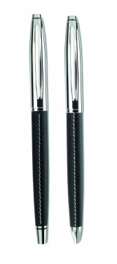 Logo trade promotional items picture of: Ball pen and roller set
