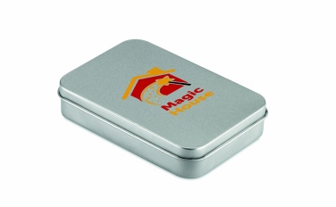 Logo trade promotional giveaways image of: Playing cards in tin box