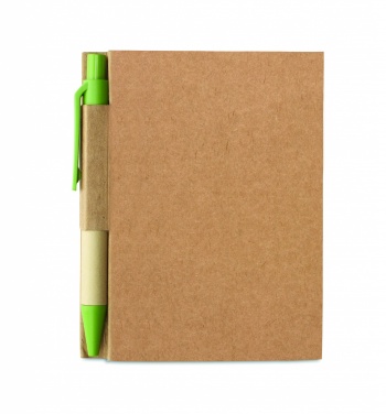 Logotrade advertising product image of: Recycled notebook with pen