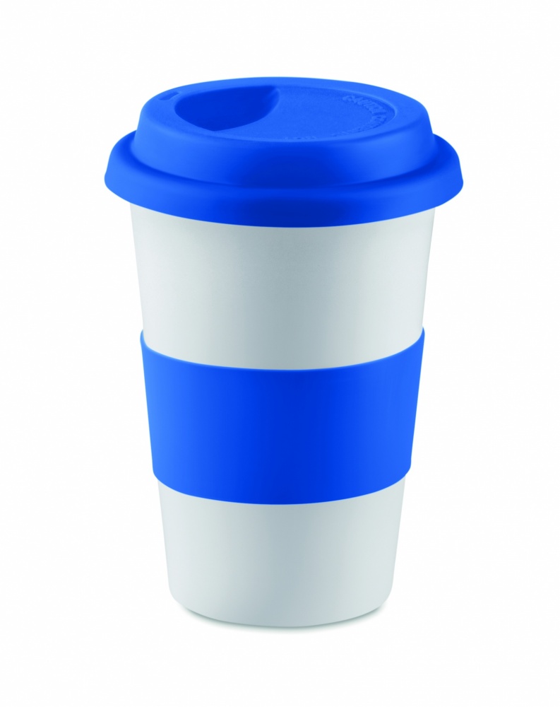 Logotrade advertising product image of: Ceramic mug w/ lid and sleeve