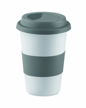 Logotrade business gifts photo of: Ceramic mug w/ lid and sleeve