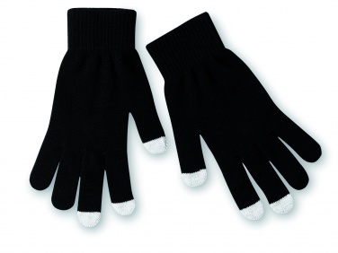 Logo trade promotional merchandise image of: Tactile gloves for smartphones