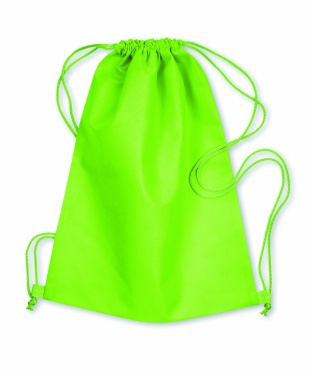 Logo trade business gifts image of: 80gr/m² nonwoven drawstring