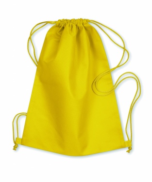 Logo trade promotional gift photo of: 80gr/m² nonwoven drawstring